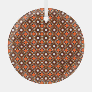 Creative Geometric, Modernes Abstraktes Rot. Ornament Aus Glas