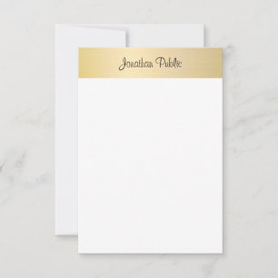 Creative Gold Look Elegante Vorlage gezeichnet