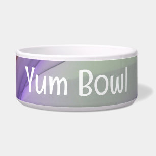 Creative Graphic Pet Bowl mit Yum Bowl Text Napf