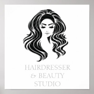 Creative Hair Salon Beauty Studio Lashes Poster