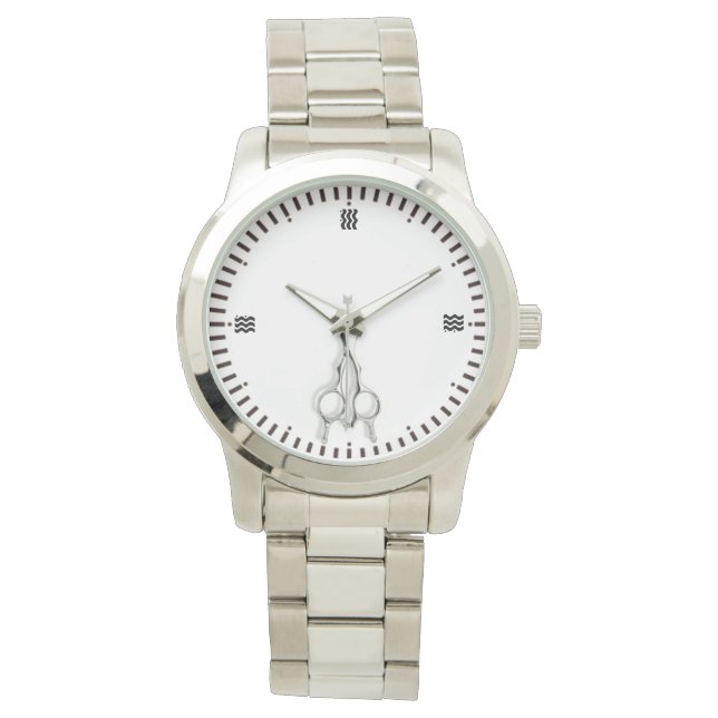 Creative Hairstylist Armbanduhr (Vorderseite)