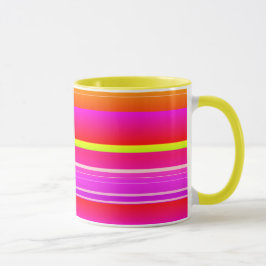 Creative helle Magenta gelb pink künstlerisch gest Tasse