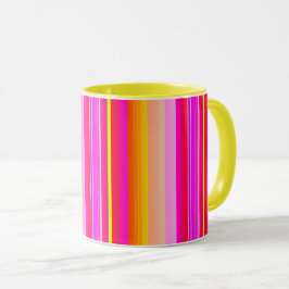 Creative helle Magenta gelb pink künstlerisch gest Tasse
