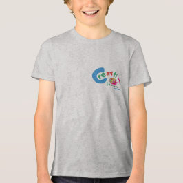 Creative in Progress Colorful Artistic Quote  Tri-Blend Shirt