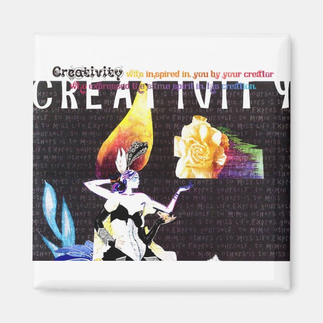 Creative Inspiration Magnet, Rebecca Tedder Magnet (Vorne)