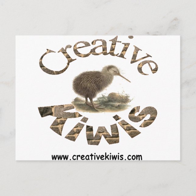 Creative Kiwis 1 Postkarte (Vorderseite)
