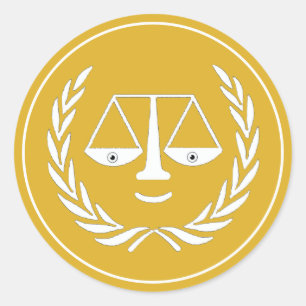 Creative Lawyer Runder Aufkleber