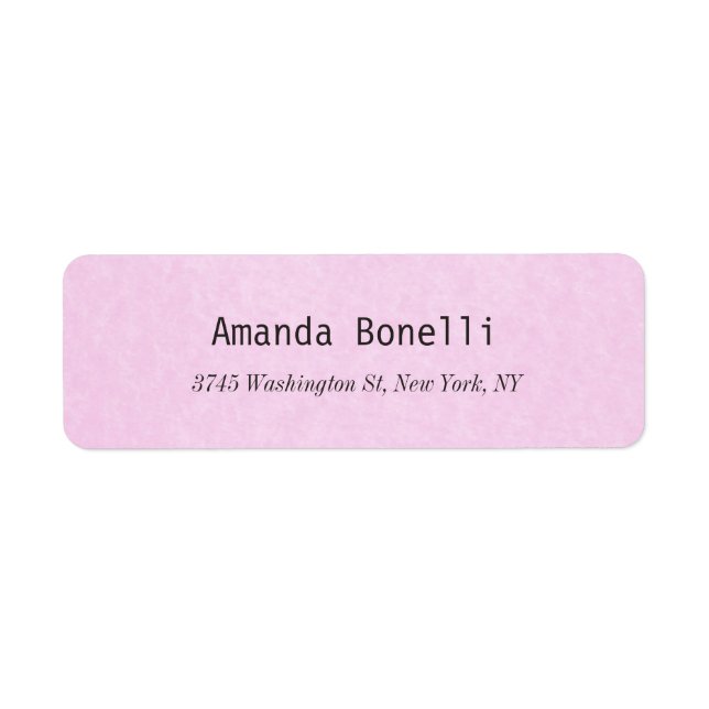 Creative Light Pink Stilvoll Elegant Modernst (Vorne)