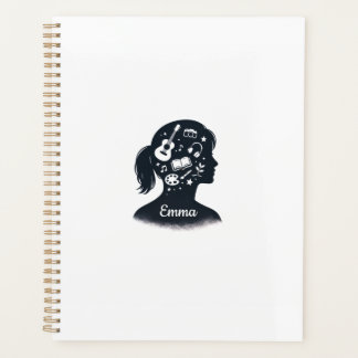 Creative Mind Silhouette | Personalized Artistic  Planer