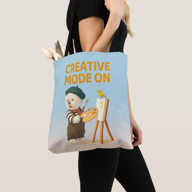 Creative Mode On: Painter Bichon Dog Artist Art (Von Nahem)