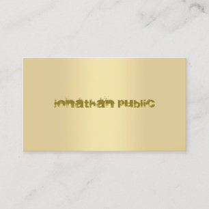 Creative Modern Imitate Gold Template Elegantes To Visitenkarte