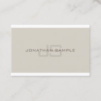 Creative Monogram Sleek Beruflicher Schlichter Lux