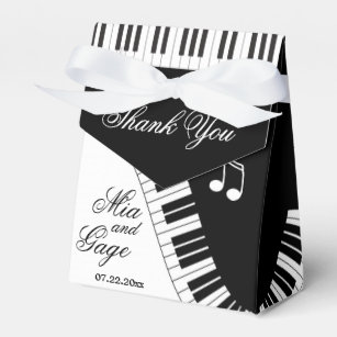 Creative Musicians Piano Keys Wedding Geschenkschachtel