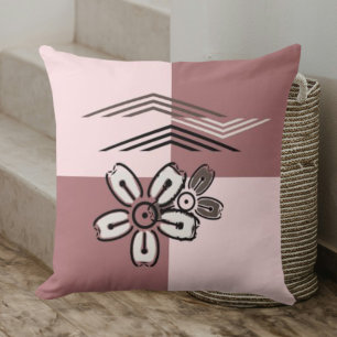Creative Natural Pink Cherry Blossom Throw Kissen