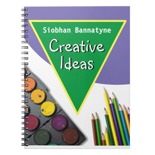 Creative Notes mit dem Namen des Empfängers Notizblock (Vorderseite)