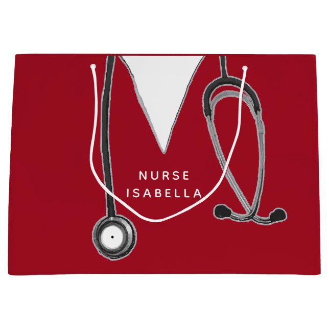 Creative Nurse Große Geschenktüte (Vorderseite)