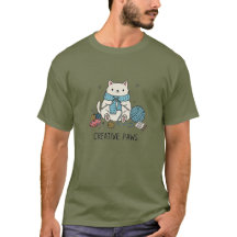 Creative Paws Weiße Katze Strickende Sommerkleidun