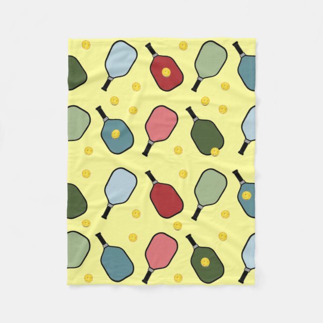 Creative Pickleball Fleecedecke (Vorderseite)