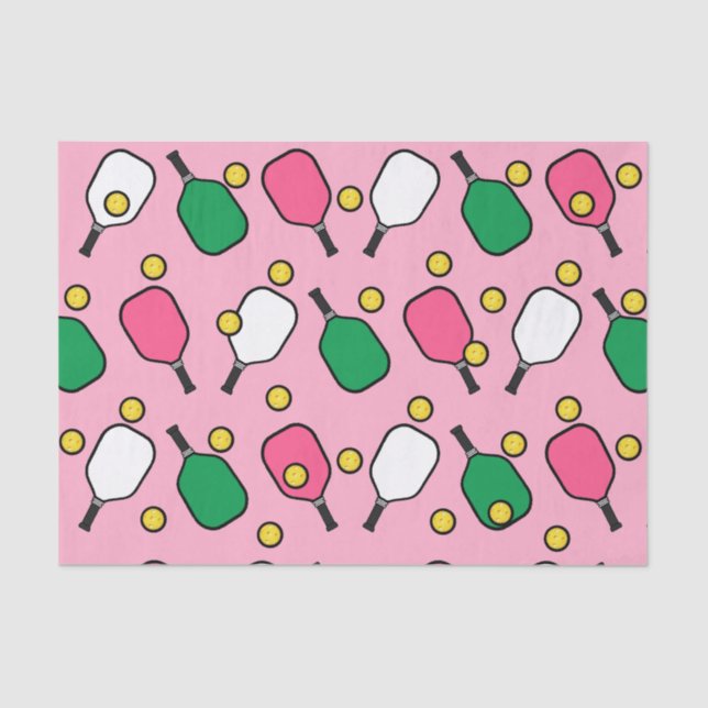 Creative Pickleball Geschenk Seidenpapier (Vorderseite)