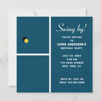 Creative Pickleball-Party Einladung