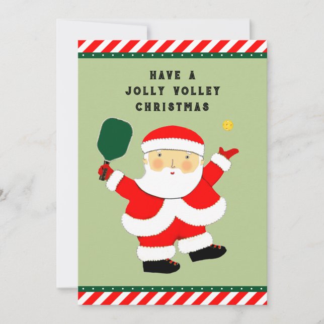 Creative Pickleball Weihnachten (Vorderseite)