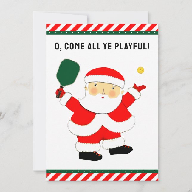 Creative Pickleball Weihnachten (Vorderseite)