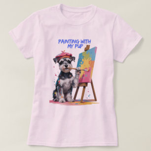 Creative Pup - Die künstlerische Miniatur Schnauze T-Shirt