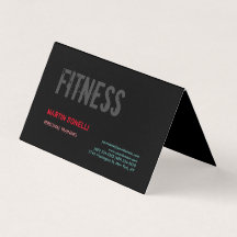 Creative Retro Black Gray Dynamic Personal Trainer