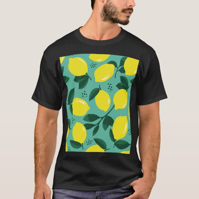 Creative rosa-blaue Farbtextur, abstrakt. T-Shirt (Vorderseite)
