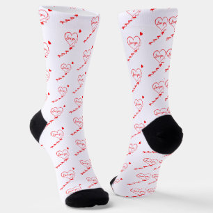 Creative Rotherherzen Design Socken