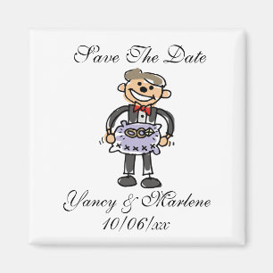 Creative Save the Date Magnet Ring Bester