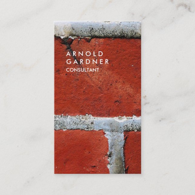 Creative Schlicht Green Botanic Trendy Consultant Visitenkarte (Vorderseite)