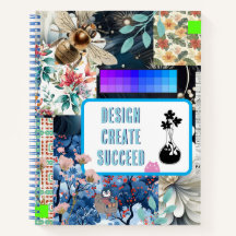 Creative Scrapbook Style Cover Notebook