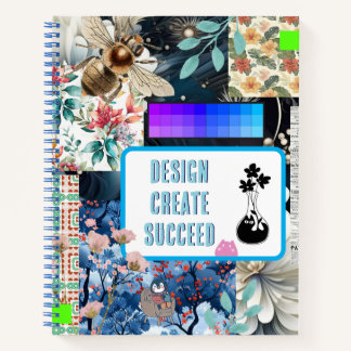 Creative Scrapbook Style Cover Notebook Notizbuch