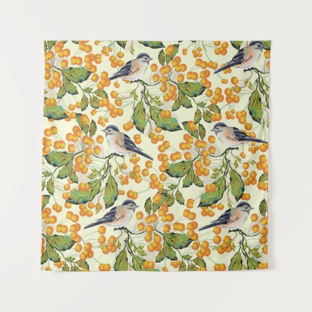 Creative seamless pattern background decorated wit wandteppich (Vorderseite)