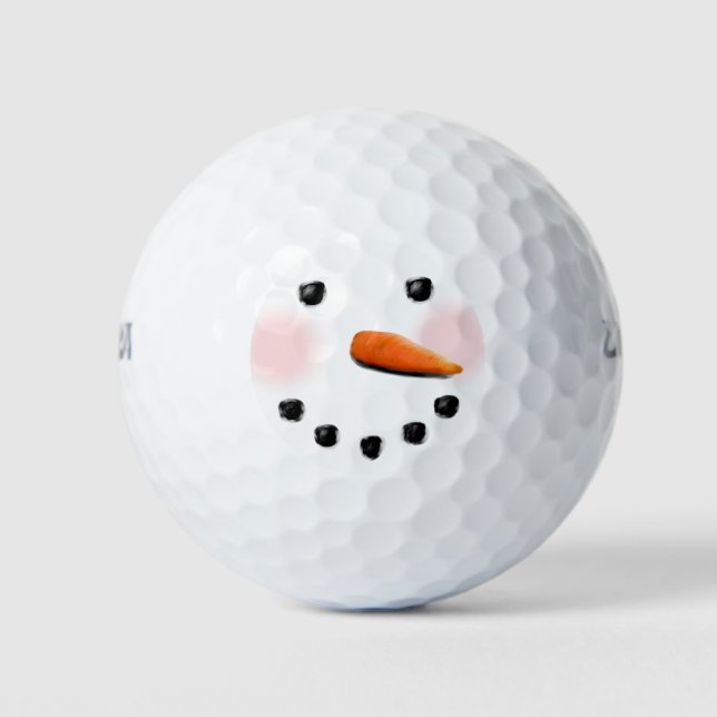 Creative Snowman Golfball (Vorderseite)