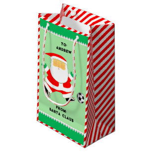Creative Soccer Christmas Kleine Geschenktasche Geschenktüte