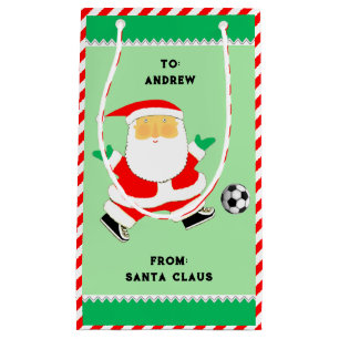 Creative Soccer Christmas Kleine Geschenktasche Geschenktüte