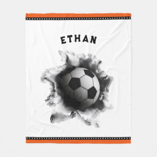 Creative Soccer Fleecedecke
