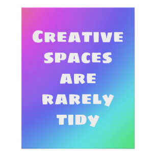 Creative Spaces sind selten ein zwielichtiges Post Poster