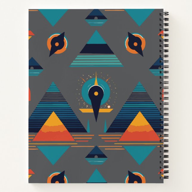 Creative Spiral Design Notebook Notizbuch (Rückseite)