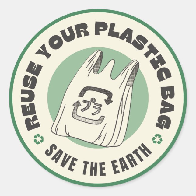 "Creative Stickers: Personalize your World" Runder Aufkleber (Vorderseite)