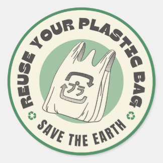 "Creative Stickers: Personalize your World" Runder Aufkleber