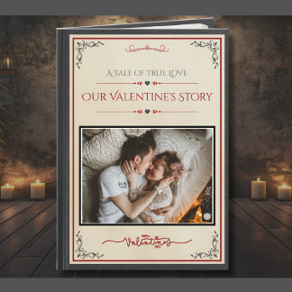 Creative Storybook Photo Husband Valentine’s Day Karte