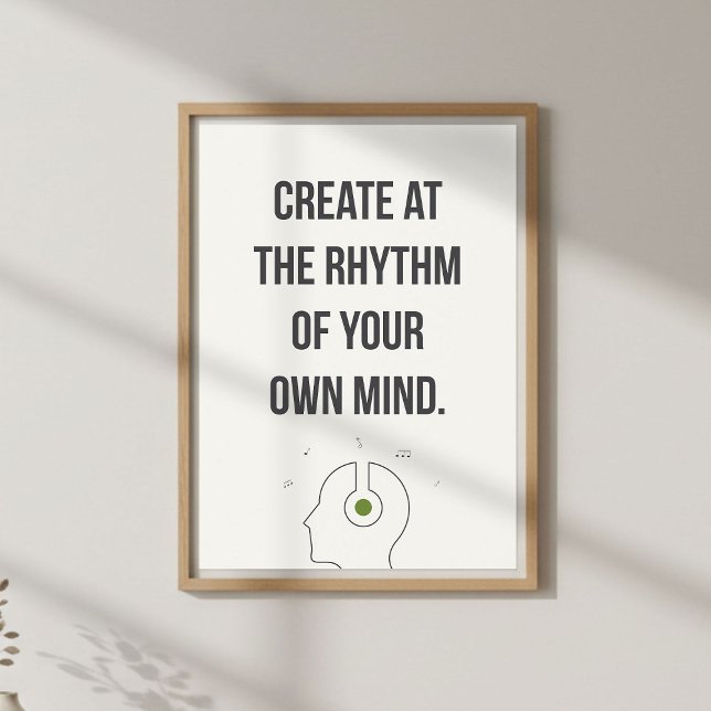 Creative Studio Wall Art. Minimal Inspiration Poster (Von Creator hochgeladen)