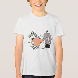Creative Teamwork – Where Ideas, Coffee & Collabor Tri-Blend Shirt