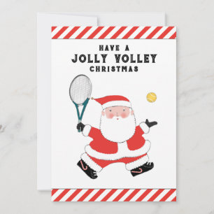 Creative Tennis Weihnachtskarten Feiertagskarte