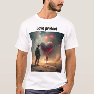 Creative t'Shirt für den Schutz der Liebe T-Shirt