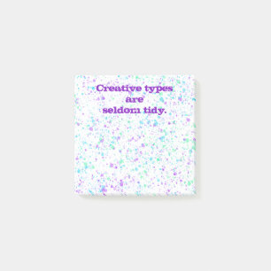 Creative Typen Paint Spritzer Funny Post-It-Notes Post-it Klebezettel