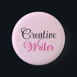 Creative Writer Pastel Pink Button<br><div class="desc">Schaltfläche "Creative Writer Pastel Pink".</div>